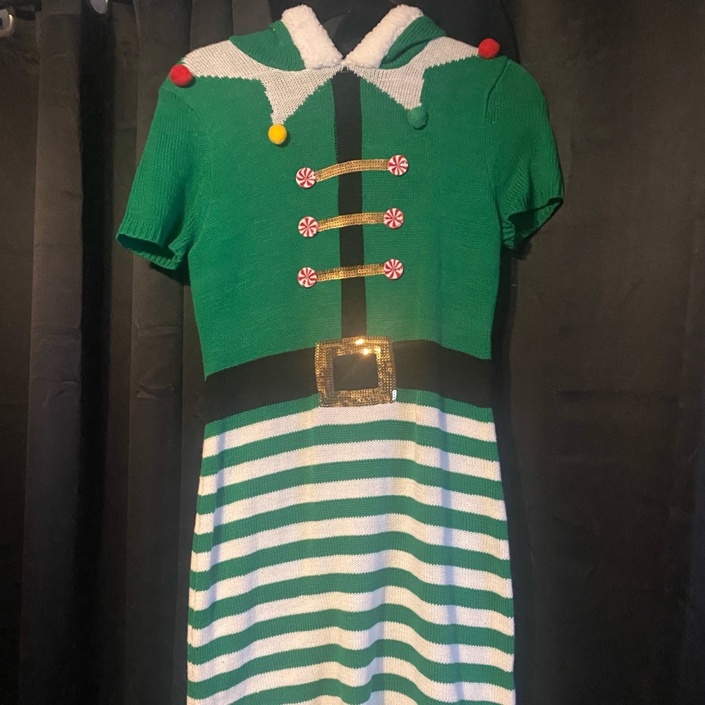 Ugly Christmas Sweater Dress. Worn once perfect condition.